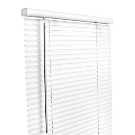 Work-Of-Art Vinyl 1 in. Cordless Mini-Blinds, 35 x 72 in. - White WO2513317